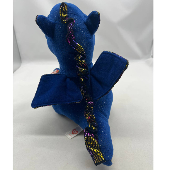 SAFFIRE the Blue Dragon (Glitter Eyes)‎ TY Beanie Boos  9" - Picture 3 of 5